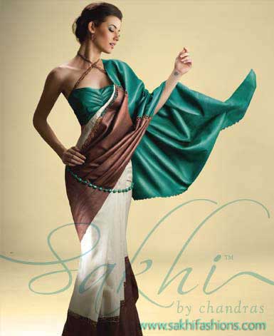 Sakhi Fashions - Tussar Silk  Made in Korea